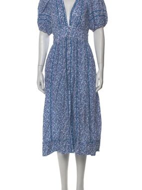 Poupette St Barth Floral Print Long Dress